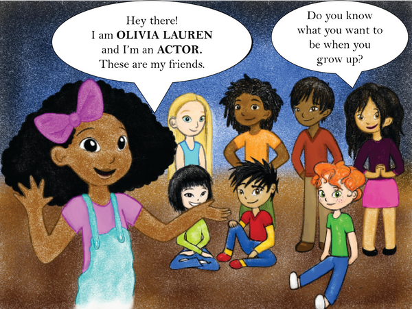 Book: A Guide to Jobs and Careers | Olivia Lauren Book Series | Children's Books by Black Authors |  | Lauren Simone Publishing