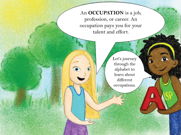 Book: A Guide to Jobs and Careers | Olivia Lauren Book Series | Children's Books by Black Authors |  | Lauren Simone Publishing