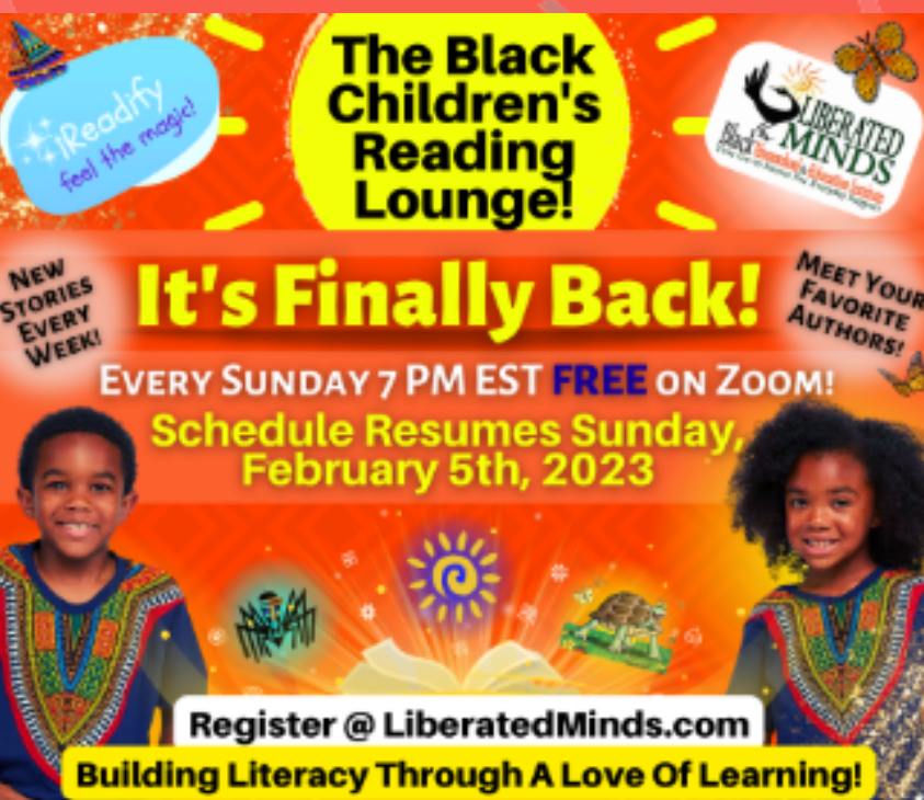 Olivia Lauren and Dr. Melissa-Sue John featured on the Black Children's Reading Lounge