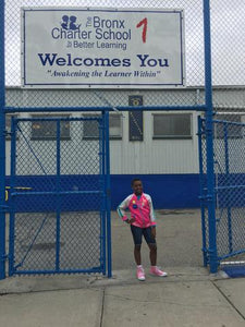 Imani presents to Bronx Charter Oak School