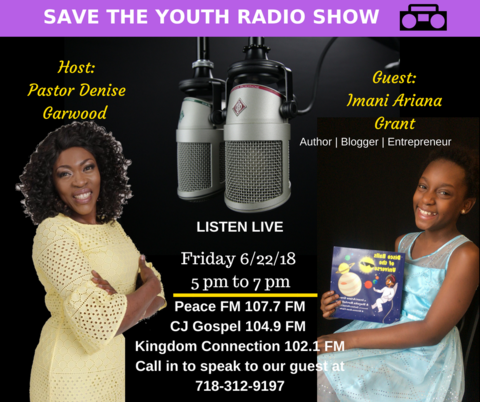 Radio Interview, Imani with Save the Youth