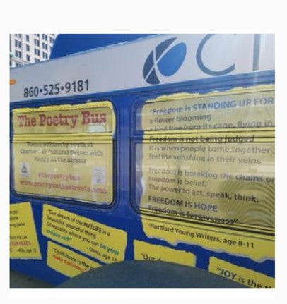 Poetry on the bus, CT