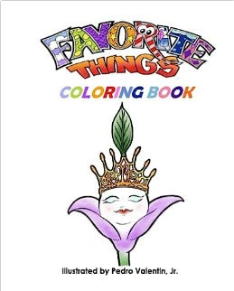 Book: Favorite Things Coloring Book  | Children's Books by Latino Authors |  | Lauren Simone Publishing