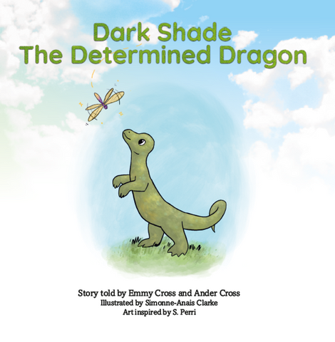 Book: Dark Shade: The Determined Dragon | Children's Environment Book by Black Authors | Lauren Simone Publishing