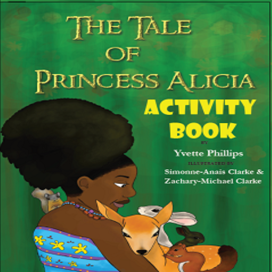 Book: The Tale of Princess Alicia Activity Book | Black Princess Coloring Book | Lauren Simone Publishing