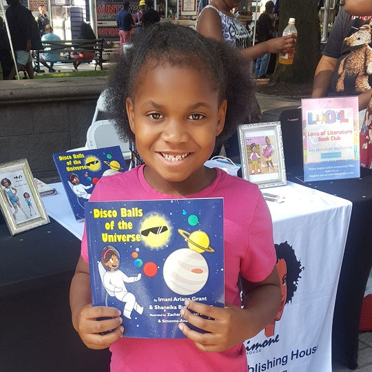 Disco Balls of the Universe | Imani Ariana Grant | Children's Books by Black Authors |  | Lauren Simone Publishing